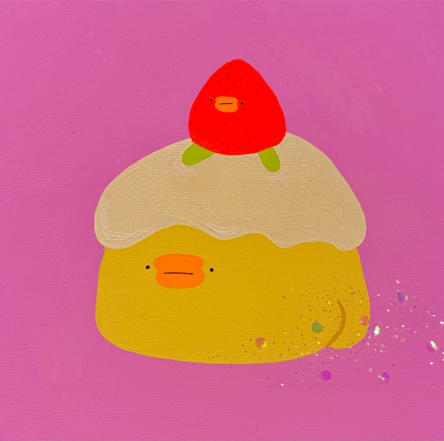 CURSED SHORTCAKE ORIGINAL PAINTING