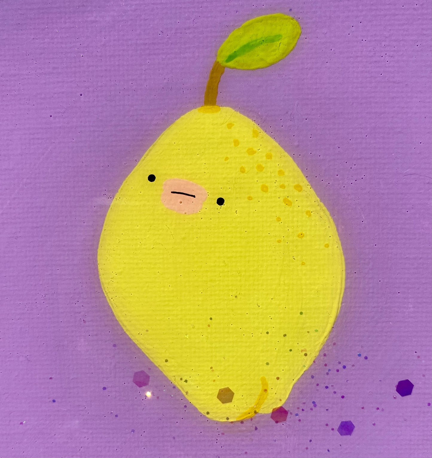 CURSED LEMON ORIGINAL PAINTING