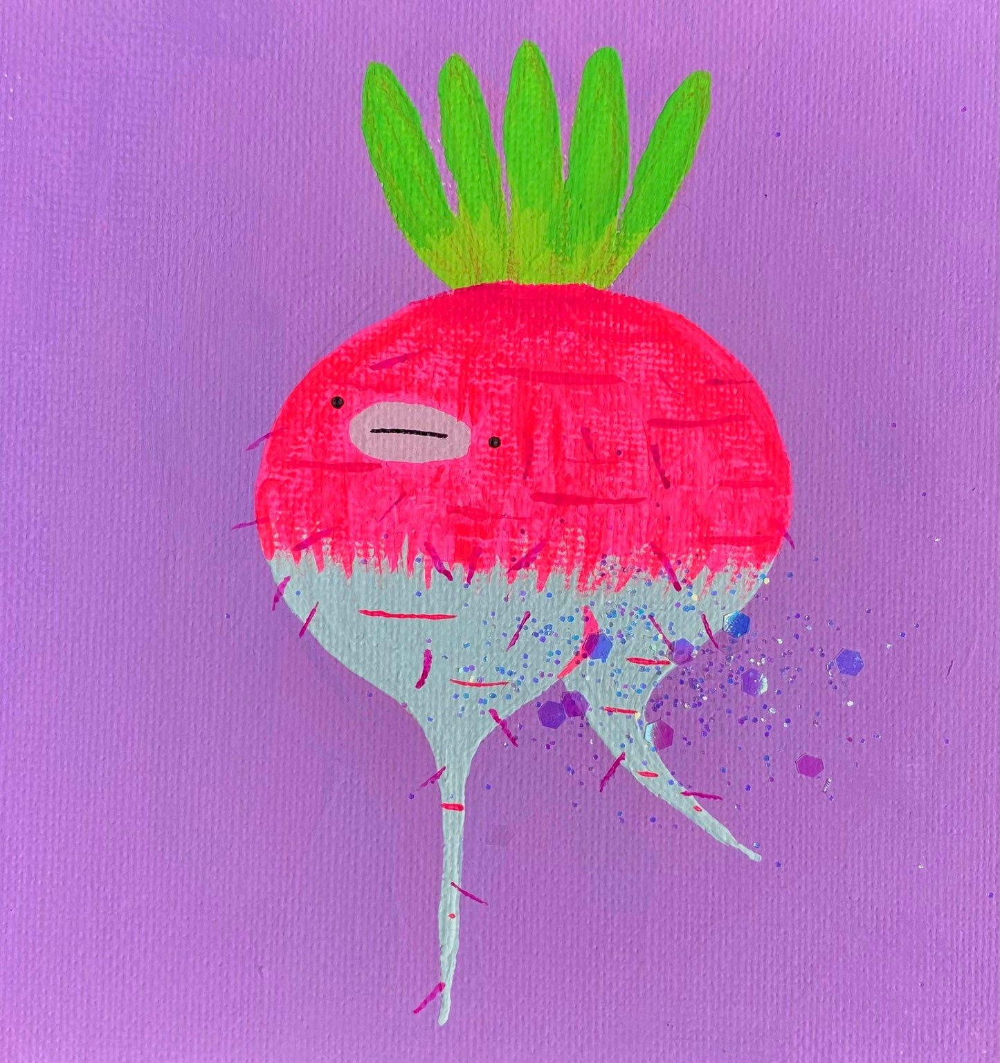 CURSED TURNIP ORIGINAL PAINTING