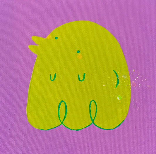 CURSED TAMA ORIGINAL PAINTING