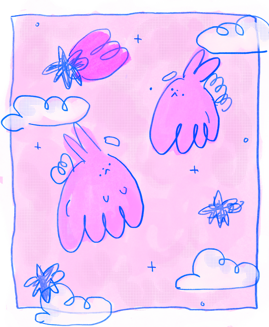 ANGEL BUNS PRINT