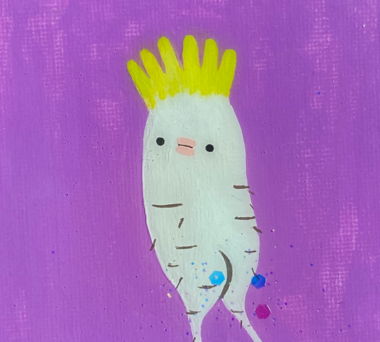 CURSED DAIKON ORIGINAL PAINTING