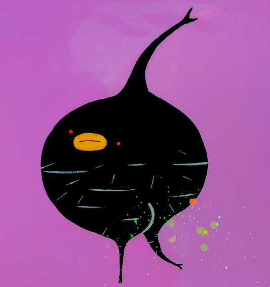 CURSED RADISH ORIGINAL PAINTING