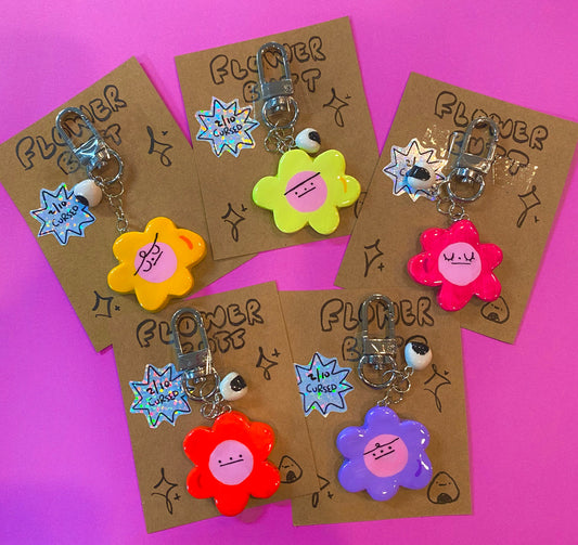 FLOWER BUTT KEYCHAINS